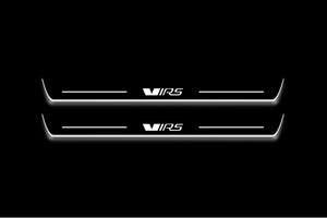Skoda Octavia (A7) III 2013+ Stainless Steel LED Door Sills – VRS Logo