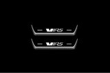 Skoda Octavia (A8) IV 2020+ Stainless Steel LED Door Sills – VRS Logo