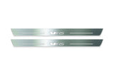 Skoda Octavia (A8) IV 2020+ Stainless Steel LED Door Sills – VRS Logo