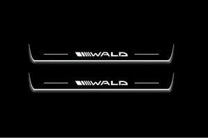 Mercedes-Benz G-Class W464 Stainless Steel LED Door Sills – Wald Logo