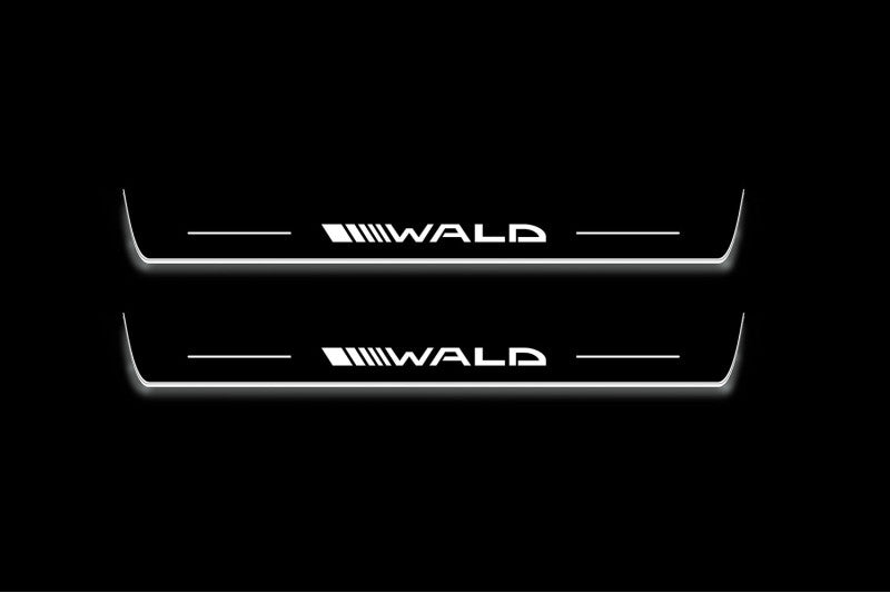 Mercedes-Benz G-Class W464 Stainless Steel LED Door Sills – Wald Logo