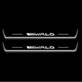 Mercedes-Benz C W205 2014+ Stainless Steel LED Door Sills – Wald Logo