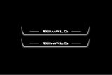 Mercedes-Benz C W205 2014+ Stainless Steel LED Door Sills – Wald Logo