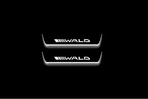 Mercedes-Benz S-Class W222 Stainless Steel LED Door Sills – Wald Logo