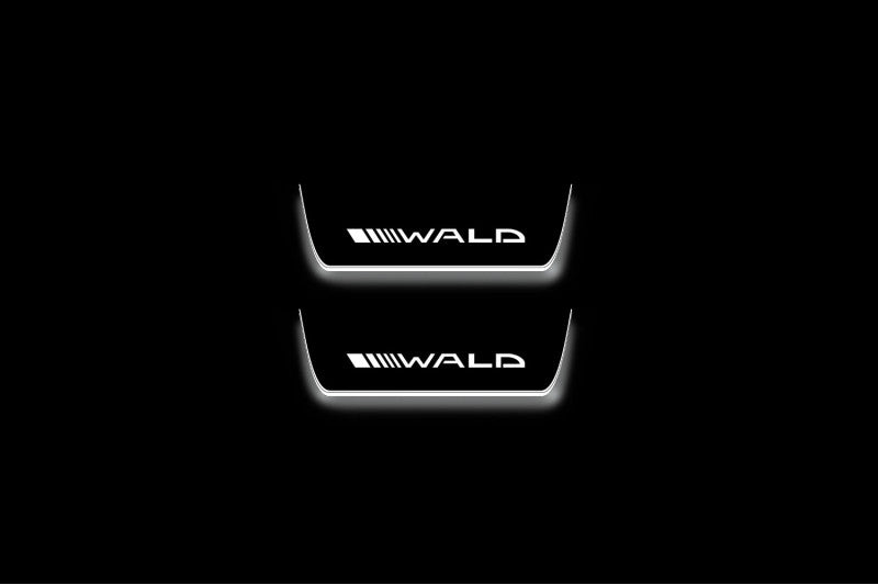 Mercedes-Benz G-Class W464 Stainless Steel LED Door Sills – Wald Logo