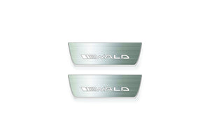 Mercedes-Benz G-Class W464 Stainless Steel LED Door Sills – Wald Logo