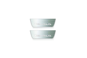 Mercedes-Benz C W205 2014+ Stainless Steel LED Door Sills – Wald Logo