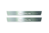Mercedes-Benz G-Class W464 Stainless Steel LED Door Sills – Wald Logo