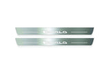 Mercedes-Benz S-Class W223 2021+ Stainless Steel LED Door Sills – Wald Logo | Mercedes-Benz S-Class W223 2021+