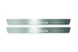 Mercedes-Benz E W211 2002+ Stainless Steel LED Door Sills – Wald Logo