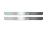 Mercedes-Benz CLS (C218) II Stainless Steel LED Door Sills – Wald Logo