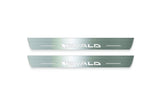 Mercedes-Benz C W205 2014+ Stainless Steel LED Door Sills – Wald Logo