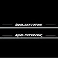 stainless steel LED door sill plates for Ford Ranger IV 2018+ with Raptor logo