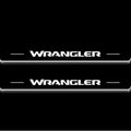 Jeep Wrangler JL 2018+ Stainless Steel LED Door Sills – Wrangler Logo