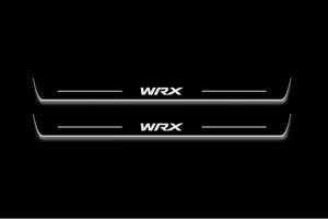 WRX STI V 2016+ LED Door Sills Illuminated Scuff WRX Logo Stainless Steel Entry Guards