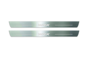 WRX STI V 2016+ LED Door Sills Illuminated Scuff WRX Logo Stainless Steel Entry Guards