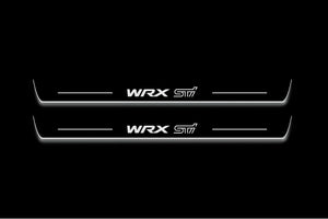 WRX STI V 2016+ LED Door Sills Illuminated Scuff WRX STI Logo Stainless Steel Entry Guards