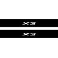 BMW X3 G01 2018+ Illuminated Matte Sill Plates with logo X3 BMW Led Door Sills PRO opdesign