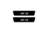 stainless steel door sill plates for BMW X3 G01 2018+ with X3 logo