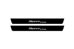 BMW X6 G06 2019+ Illuminated Matte Sill Plates with logo Sport Line BMW Led Door Sills PRO opdesign