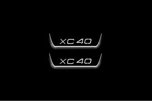 Volvo XC40 2017+ Stainless Steel LED Door Sills – XC40 Logo