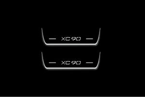 Volvo XC90 II 2015+ Stainless Steel LED Door Sills – XC90 Logo