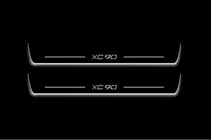 Volvo XC90 II 2015+ Stainless Steel LED Door Sills – XC90 Logo