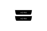 Volvo XC90 II 2015+ door sill plates in stainless steel with XC90 logo