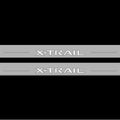 Illuminated LED Door Sill Tread Plates Nissan X-Trail T33 2021+ With X-Trail Logo Nissan Led Door Sills opdesign