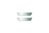Two short silver-finished door sill plates with Yaris lettering on a light background, straight-on view.