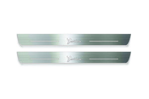 Lancia Ypsilon III 2011+ Stainless Steel LED Door Sills – Ypsilon Logo