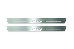 Chevrolet Colorado II GMT 31XX 2015-2023 Stainless Steel LED Door Sills – Z71 Logo