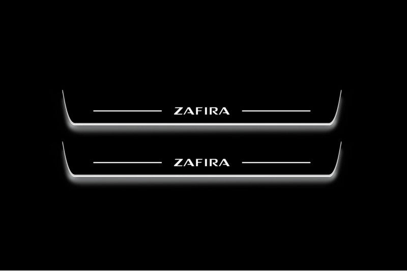 Vauxhall Zafira Tourer C Stainless Steel LED Door Sills – Zafira Logo