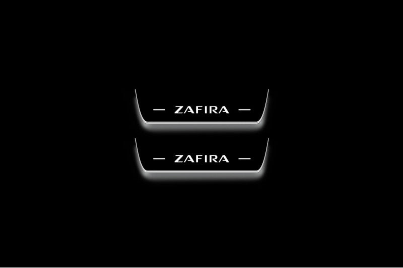 Vauxhall Zafira Tourer C Stainless Steel LED Door Sills – Zafira Logo
