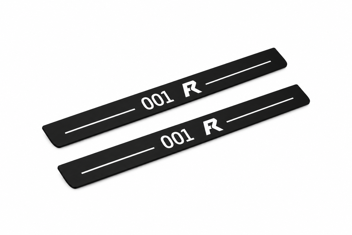 Zeekr 001 FR Matte PRO LED door sills with 001 FR design