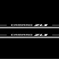 Chevrolet Camaro VI 2016-2024 LED Door Sills Illuminated Scuff Camaro ZL1 Logo Stainless Steel Entry Guards