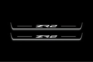 Chevrolet Colorado II GMT 31XX 2015-2023 Stainless Steel LED Door Sills – ZR2 Logo