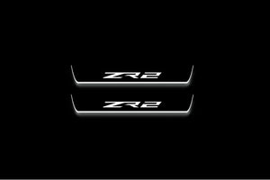 Chevrolet Colorado II GMT 31XX 2015-2023 Stainless Steel LED Door Sills – ZR2 Logo
