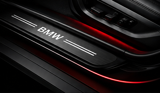 BMW illuminated door sill