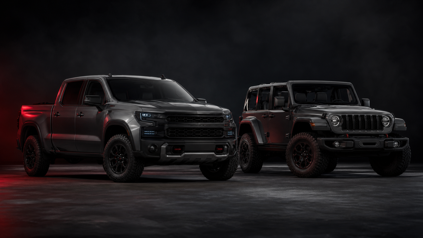 Pickup truck and Jeep vehicle applications